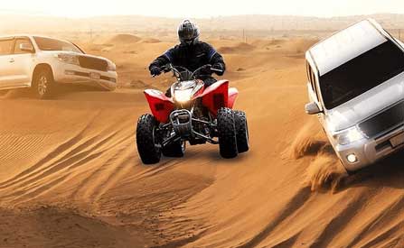 Evening Desert Safari with Quad Bike